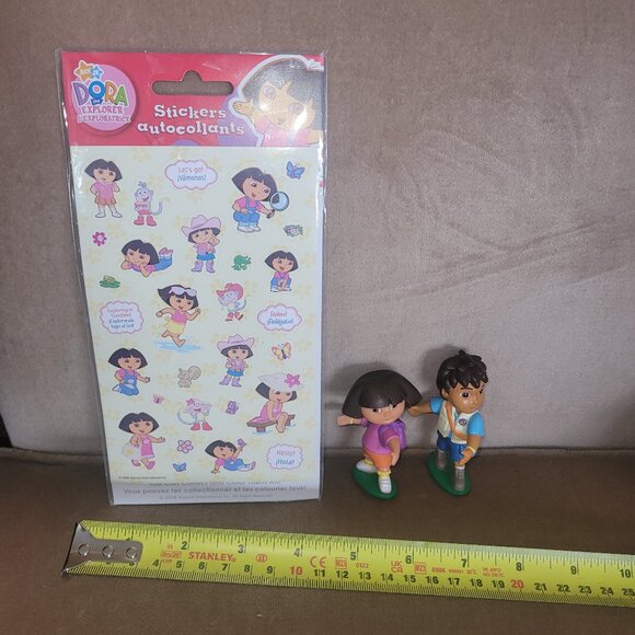 Dora & Diego Figures plus Stickers lot! - Picture 11 of 13
